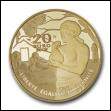 Golden Euro Coin